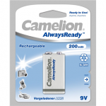 Camelion | 9V/6HR61 | 200 mAh | AlwaysReady laetavad patareid Ni-MH | 1 tk(d)