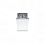 Bosch Dishwasher | SPV4EMX25E | Built-in | Width 45 cm | Number of place settings 10 | Number of programs 6 | Energy efficiency class C | AquaStop function | White