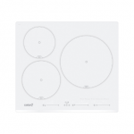 Cata INSB 6003 E2 WH Hob, Induction, Width 59cm, 3 cooking zones, Touch control, White