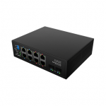 Lanberg Switch PoE 4xBT 4xAT 4xSFP Din Unmanagment Gigabit Ethernet | ILGE-8P-2S-120 | Unmanaged | Din rail