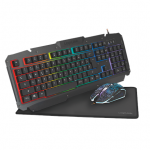 Logilink | Gaming-Set, keyboard, mouse and mouspad | ID0185 | Metal | Keyboard, Mouse and Pad Set | Wired | Mouse included | DE | Numeric keypad