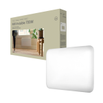 Mill IB700DN | Panel Heater | 700 W | Suitable for rooms up to 9-12 m&sup2; | White | Invisible Heater | IPX4