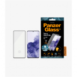 PanzerGlass | Samsung | Galaxy S21 Ultra Series | Antibakteriaalne klaas | Must | Sobib ekraanilugejaga, &uuml;hildub ekraanilugejaga | Antifingerprint ekraanikaitsekile