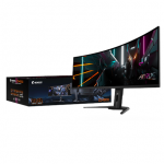 Gigabyte | CO49DQ | 49 " | OLED | DQHD | 32:9 | 144 Hz | 3 ms | 5120 x 1440 pixels | 250 cd/m&sup2; | HDMI ports quantity 2 x HDMI 2.1 | Black | Warranty 36 month(s)
