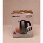 SALE OUT. Gorenje Kettle | K15DWS | Electric | 2200 W | 1.5 L | Stainless steel | 360&deg; rotational base | Stainless Steel | DAMAGED PACKAGING