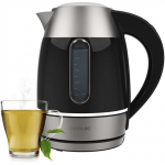 Cecotec Kettle | Thermosense 400 VisionLight | Electric | 2200 W | 1.7 L | Stainless steel | 360&deg; rotational base | Black/Stainless steel
