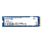 Kingston SSD | NV3 | 2000 GB | SSD form factor M.2 2280 | Solid-state drive interface PCIe NVMe Gen 4.0 (x4) | Read speed 6000 MB/s | Write speed 5000 MB/s