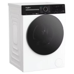 Pesumasin Whirlpool, eestlaetav, 10 kg, 1400 p/min, inverter, valge/must