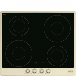 Pliidiplaat Smeg Cortina, 4 x induktsioon, 60 cm, kreem raam