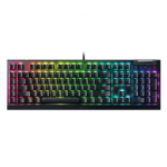 Razer | Mechanical Gaming Keyboard | BlackWidow V4 X | Mechanical Gaming Keyboard | Wired | US | Black | Yellow Mechanical Switches (Linear)