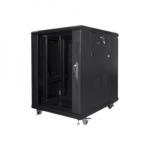 Lanberg | Rack cabinet 19" free-standing 15U/600x800 (flat pack) | FF01-6815-12B | Black