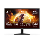 AOC 27G4ZRE | 27 " | Fast IPS | FHD | 16:9 | 260 Hz | 1 ms | 1920 x 1080 pixels | 300 cd/m&sup2; | HDMI ports quantity 2 | Black