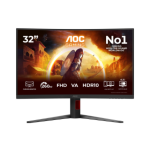 AOC C32G4Z | 32 " | VA | FHD | 16:9 | 240 Hz | 0.3 ms | 1920 x 1080 pixels | 300 cd/m&sup2; | HDMI ports quantity 1 | Black