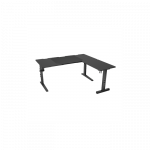 Genesis Gaming Desk | Holm 160 Modular Corner | Black/Anthracite