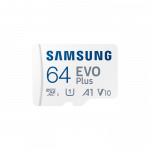Samsung | MicroSD Card | EVO Plus | 64 GB | microSDXC Memory Card | Flash memory class U1, V10, A1