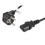 Lanberg | CEE 7/7 to IEC 320 C13 Power Cord | CA-C13C-11CC-0018-BK