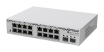 Switch | MIKROTIK | 16x10Base-T / 100Base-TX / 1000Base-T | CSS318-16G-2S+IN