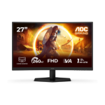 AOC C27G42ZE | 27 " | Fast VA | FHD | 16:9 | 260 Hz | 1 ms | 1920 x 1080 pixels | 300 cd/m&sup2; | HDMI ports quantity 1 | Black