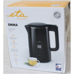 SALE OUT. ETA ETA559590010 Emma Electric kettle, 1.5 L, White | SALE OUT. | ETA Kettle | ETA559590010 Emma | Electric | 2200 W | 1.5 L | Stainless steel | 360&deg; rotational base | White | DAMAGED PACKAGING