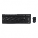 Logitech MK270 | Keyboard and Mouse Set | Wireless | US | Black