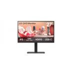 LG 27BA75QB-B | 27 " | IPS | 16:9 | 100 Hz | 5 ms | 2560 x 1440 pixels | 280 cd/m&sup2; | HDMI ports quantity 1 | Black