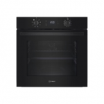 INDESIT Oven | IO K55C B | 71 L | Electric | Catalytic | Electronic | Height 59.5 cm | Width 59.5 cm | Black