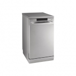 Dishwasher | GS520E15S | Free standing | Width 45 cm | Number of place settings 9 | Number of programs 5 | Energy efficiency class E | Display | AquaStop function | Grey