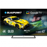 Blaupunkt QLED TV | 43QBG6000S | 43 | Smart TV | Google TV | Black