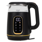 Adler Kettle with LED Display | AD 1305 | Electric | 2200 W | 1.7 L | Plastic | 360&deg; rotational base | Black/Gold