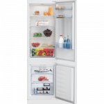 BEKO Refrigerator | BCHA275K41SN | Energy efficiency class E | Built-in | Combi | Height 177.5 cm | No Frost system | Fridge net capacity 193 L | Freezer net capacity 69 L | 38 dB | White