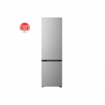 LG Refrigerator | GBBSJ1CCPY | Energy efficiency class C | Free standing | Combi | Height 186 cm | Fridge net capacity 220 L | Freezer net capacity 113 L | Display | 34 dB | Prime Silver