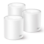 TP-LINK Deco X50 (3-pack) AX3000 Whole Home Mesh Wi-Fi 6 System | Whole Home Mesh Wi-Fi 6 System | Deco X50 (3-pack) | 802.11ax | 574+2402 Mbit/s | Ethernet LAN (RJ-45) ports 3 | Mesh Support Yes | MU-MiMO Yes | No mobile broadband | Antenna type Int ...