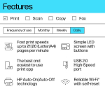 HP LaserJet Pro M110w Printer - A4 Mono Laser, Print, WiFi, 20ppm, 100-1000 pages per month
