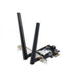 AX1800 kahesageduslik Bluetooth 5.2 PCIe Wi-Fi adapter | PCE-AX1800 | 802.11ax | 574+1201 Mbit/s | Mesh Support Ei | MU-MiMO Jah | Mobiilne lairiba&uuml;hendus puudub | Antenni t&uuml;&uuml;p V&auml;line