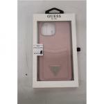 SALE OUT. Guess GUHCP13XPSATPP iPhone 13 Pro Max 6,7" r&oacute;żowy/pink hardcase SaffianoTriangle Logo Cardslot DIRTY PACKAGING | SALE OUT. SALE OUT. GUESS DIRTY PACKAGING