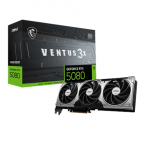 MSI GeForce RTX 5080 16G VENTUS 3X OC | NVIDIA | 16 GB | GeForce RTX 5080 | HDMI ports quantity 1 | PCI Express Gen 5 | Memory clock speed 2655 MHz
