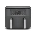 NINJA Double hot air fryer | DZ300EU | Power 2400 W | Capacity 7.6 L | Grey