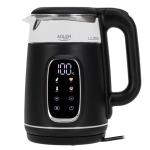 Adler Kettle with LED Display | AD 1305 | Electric | 2200 W | 1.7 L | Plastic | 360&deg; rotational base | Black/Silver