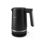 Philips Double Walled Kettle | HD9395/90 | Electric | 2200 W | 1.7 L | Stainless steel/Plastic | 360&deg; rotational base | Black