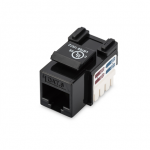 Class E CAT 6 Keystone Jack | DN-93601 | Unshielded RJ45 to LSA | Cable installation via LSA strips, color coded according to EIA/TIA 568 A & B; The Cat 6 keystone module supports transmission speeds of up to 1 GBit/s & 250 MHz in connection with cat ...
