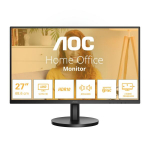 LCD Monitor | AOC | 27 " | 3840 x 2160 pixels | 4K Ultra HD | Native aspect ratio 16:9 | LCD | Flat | U27B3A