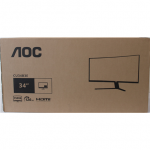 AOC CU34B3E Curved 34" 3440x1440/21:9/300cd/m2/4ms HDMI, DisplayPort, USB, Audio out | Warranty 36 month(s) | DAMAGED PACKAGING