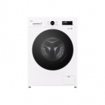 LG Washing machine | F4X1009NWB | Energy efficiency class A | Front loading | Washing capacity 9 kg | 1400 RPM | Depth 55 cm | Width 60 cm | Display | LED | Steam function | Direct drive | Wi-Fi | White
