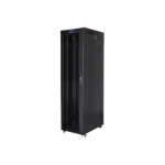 Lanberg | Rack cabinet 19" free-standing 47U/800x1000 (flat pack) with glass door, LCD | FF01-8047-12BL | Black