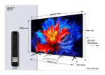 TV Set | TCL | 85 " | 4K Ultra HD | 3840 x 2160 pixels | Flat | 16:9 | QLED | 85P89K