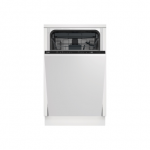 Beko DIS46120 Dishwasher, Built-inE, Width 45cm, 11 place settings, White