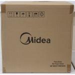 SALE OUT. Midea MAD1100DADK Air fryer digital,Two-zone cavity, 6.4L + 4.4L | Midea Two Zone Airfryer | MAD1100DADK | Power 1850 W | Capacity 4.4/6.4 L | Rapid Air technology | Black | SCRATCHED ITEM, WRONG SN ON PACKAGING