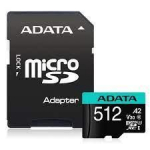 M&Auml;LU MICRO SDXC 512GB W/AD./AUSDX512GUI3V30SA2-RA1 ADATA MICRO SDXC 512GB W/AD./AUSDX512GUI3V30SA2-RA1 ADATA