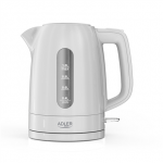 Adler Kettle | AD 1380w | Electric | 2200 W | 1 L | Polypropylene | 360&deg; rotational base | White