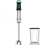 Cecotec Hand Blender | Power TitanBlack 1200 XL | Hand Blender | 1200 W | Number of speeds Adjustable | Turbo mode | Stainless steel
